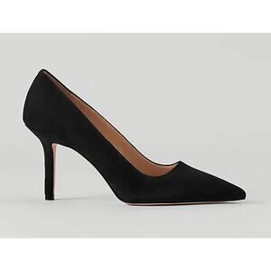 NWOB Ann Taylor Mae Suede Pump Mila Black 11